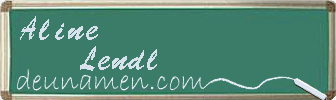 Aline Lendl Visitenkarte